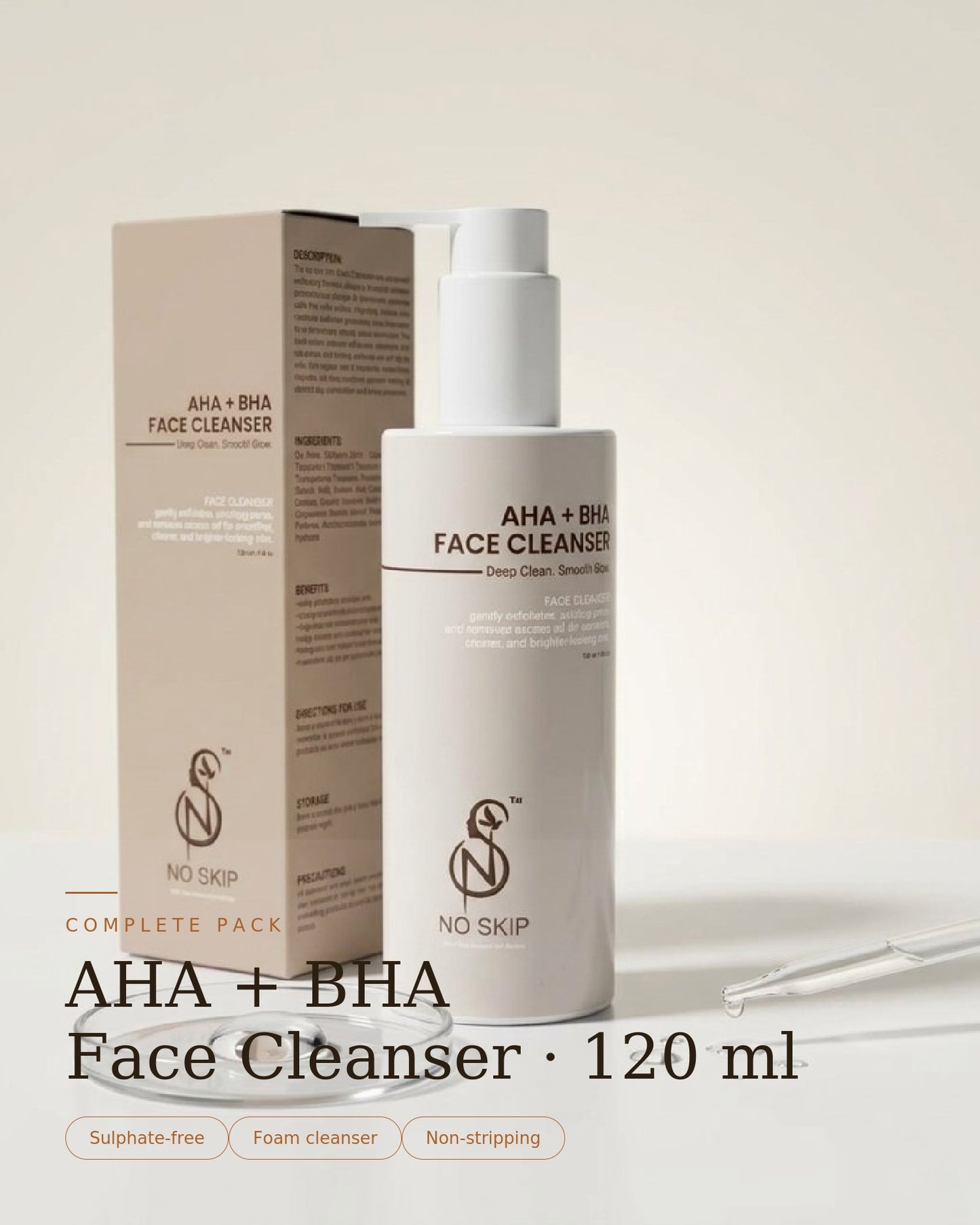 Niacinamide + AHB Face Cleanser