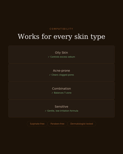 Niacinamide + AHB  Face Cleanser