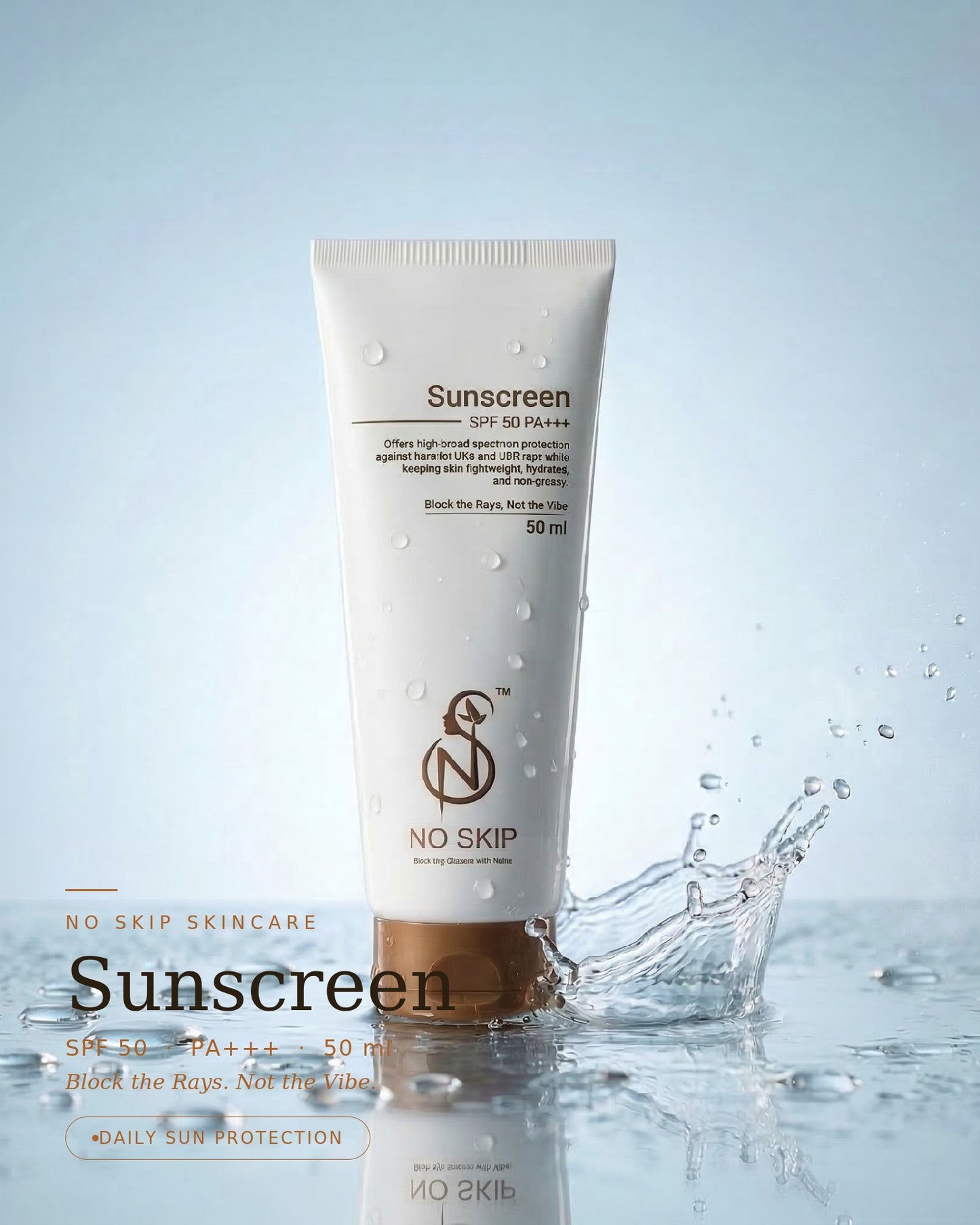 Sunscreen SPF 50++ | UVA/UVB & Water Resistant| 50ml