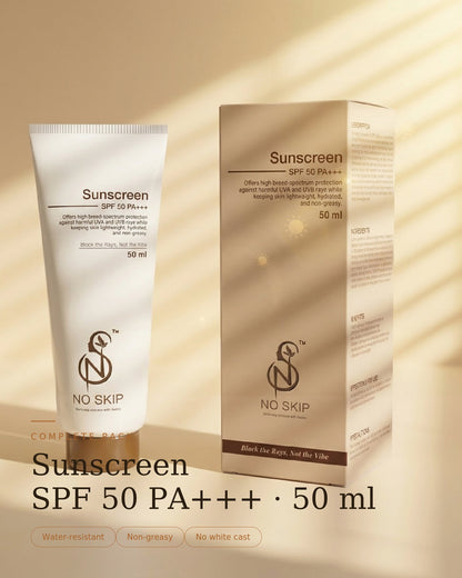Sunscreen SPF 50++ | UVA/UVB & Water Resistant| 50ml
