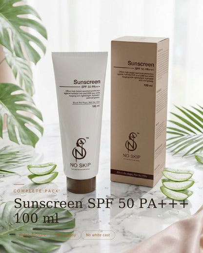 Sunscreen SPF 50++ | UVA/UVB & Water Resistant|100ml